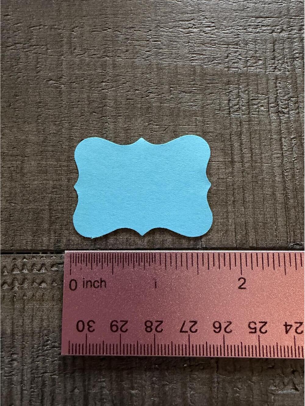 The Paper Studio 2.5 inch ornate bracket label shape punch - Picture 4 of 5